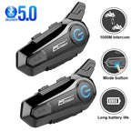 Bluetooth motorhelm intercom headset met 1000m bereik