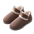 Warme winterpantoffels met imitatiebont