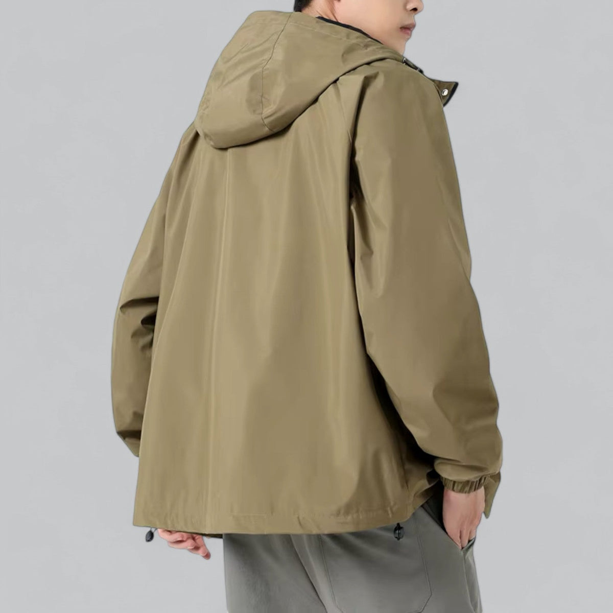 Heren windjack met relaxed fit & weerbescherming