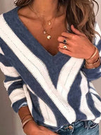 Gestreepte trui voor dames – Noor