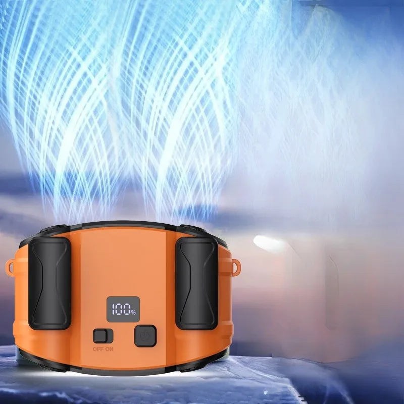 Buiten dubbele luchtuitlaat taille- & nekventilator met dubbele ventilatie