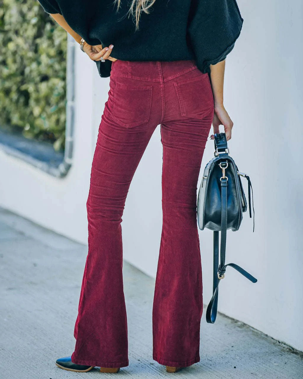 Flared broek met hoge taille voor dames