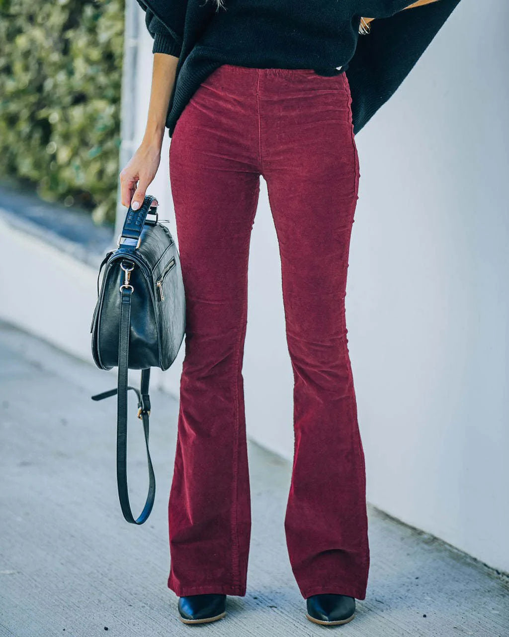 Flared broek met hoge taille voor dames
