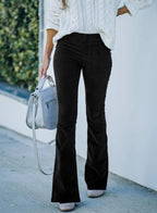 Flared broek met hoge taille voor dames