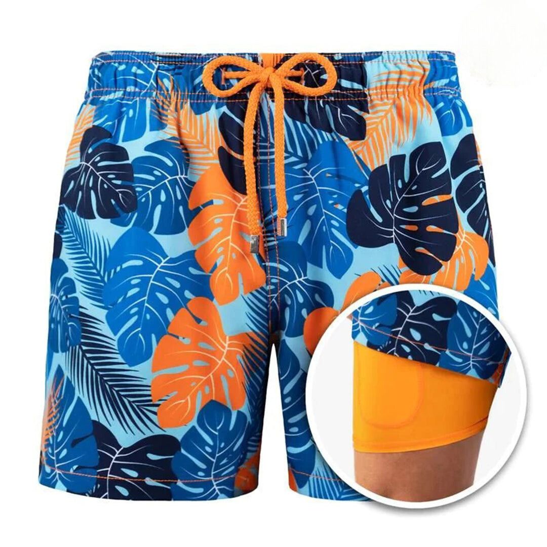 Heren zwembroek met print