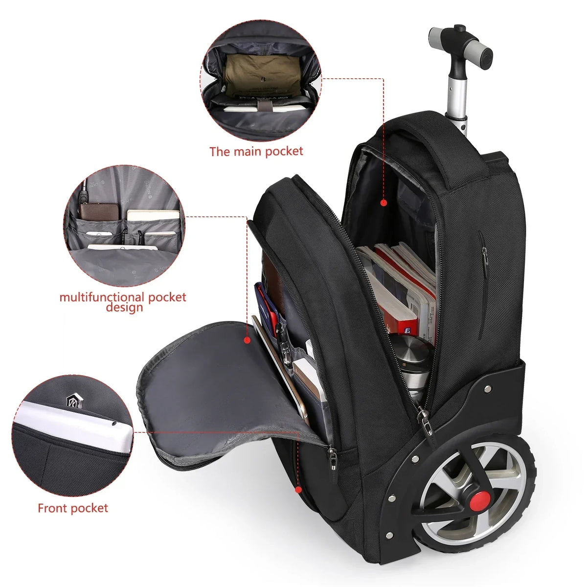 Rollbare laptoprugzak