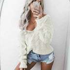 Oversized dames trui met lange mouwen