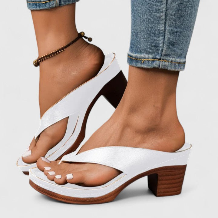 Schoenen met hak en schokdempende antislipzool