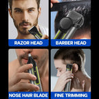 Baardtrimmer & draadloze haartrimmerset