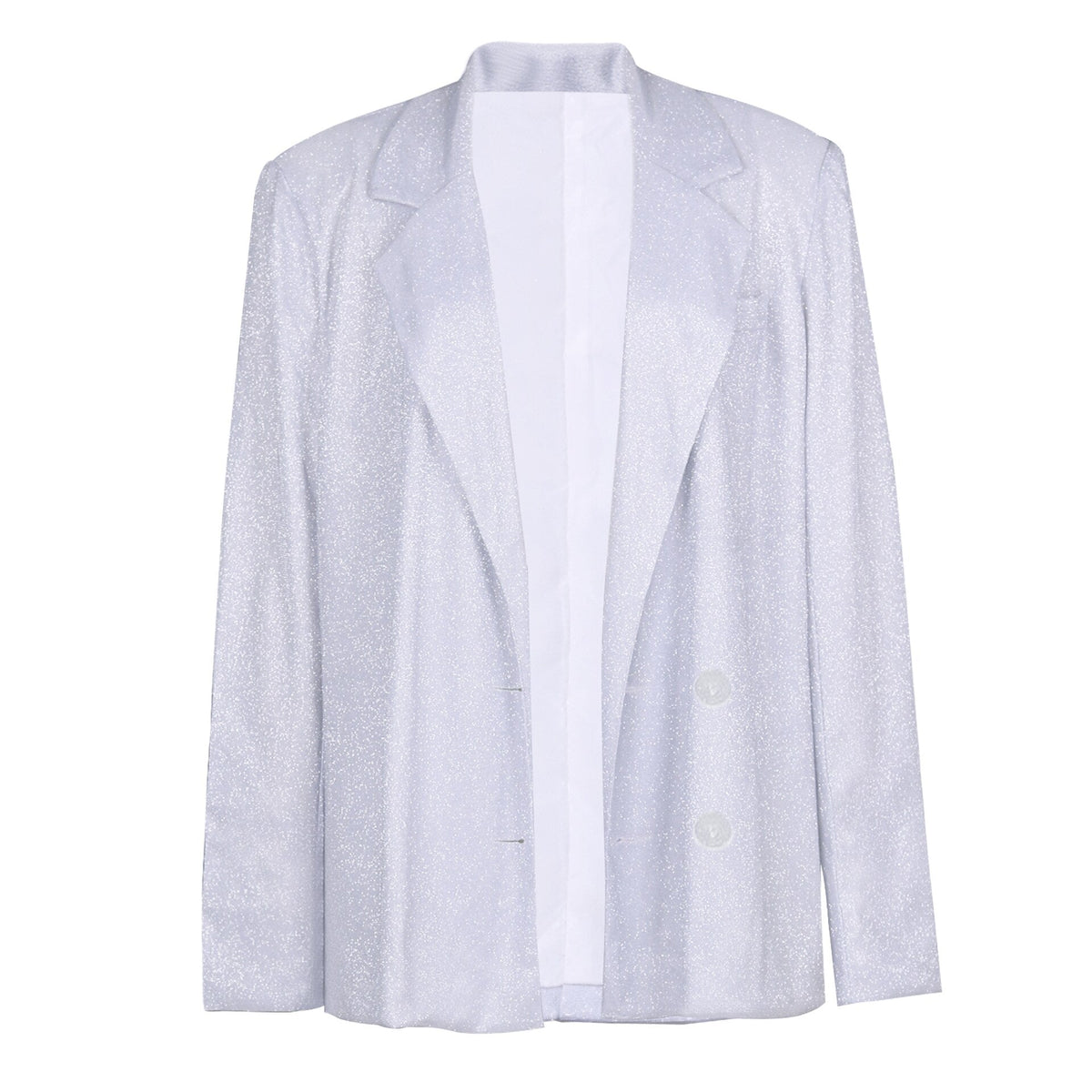 Glinsterende feestset met blazer