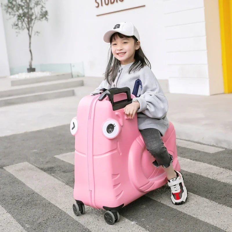 Kinderzitkoffer met scooterfunctie