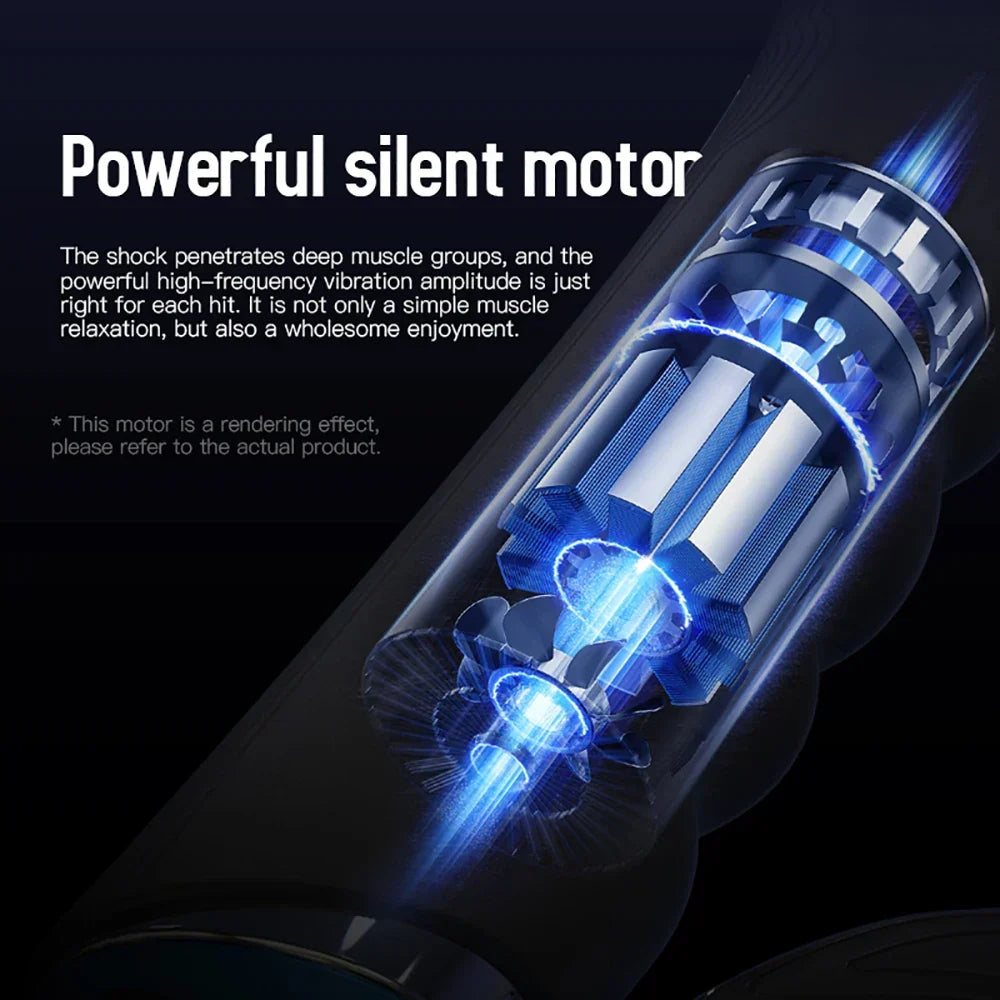 Elektrisch fascia-massageblad met micro-vibraties & spierstimulator — afbeelding 3