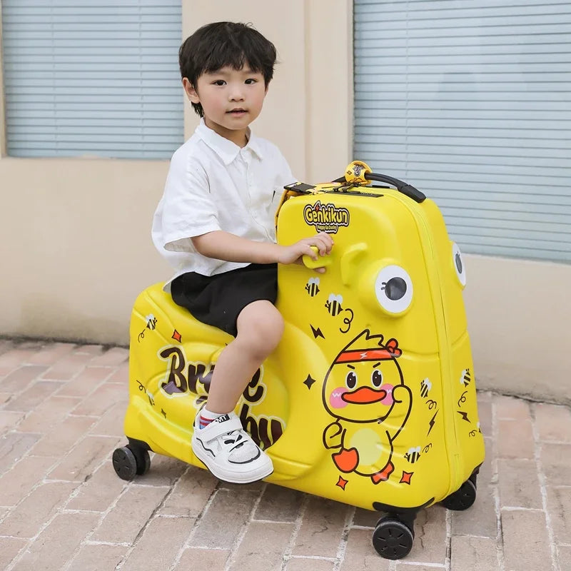 Kinderzitkoffer met scooterfunctie