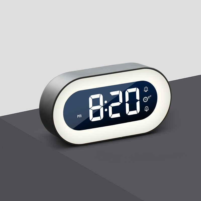 Digitale wekker met nachtlampje
