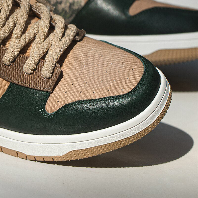 Kunstenaar uniseks plateau-sneakers met golvenmotief