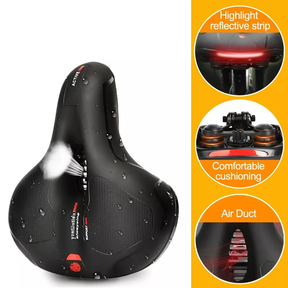 Fietszadel Bouncy Bike met schokdemping