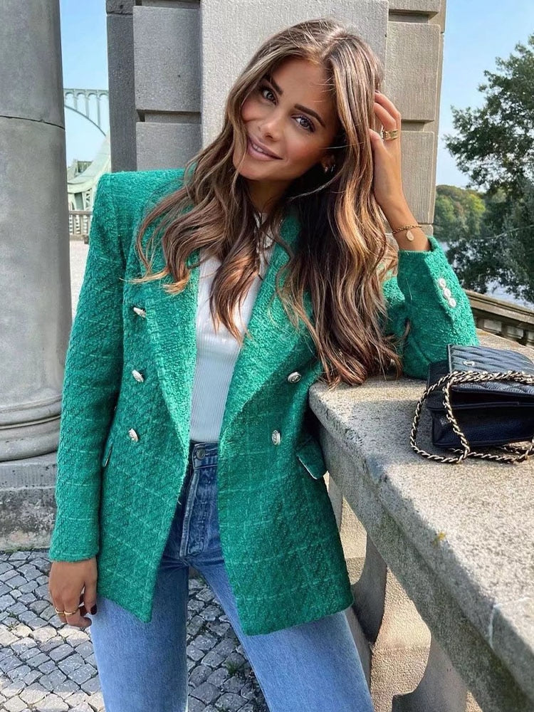 Slim fit blazer voor dames – Noor