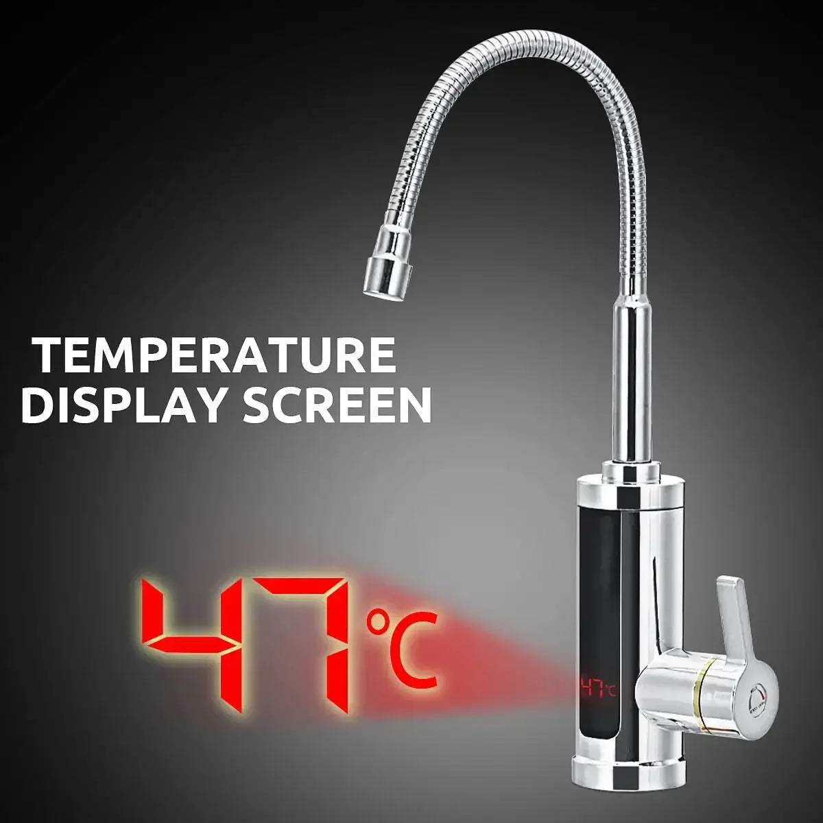 3000W elektrische keukenkraan met direct warm water — afbeelding 3