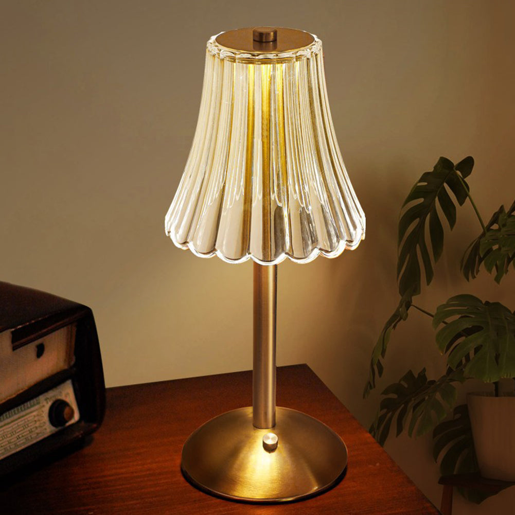 LED retro tafellamp USB oplaadbaar