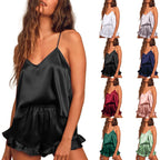 Satijnen pyjama set voor dames