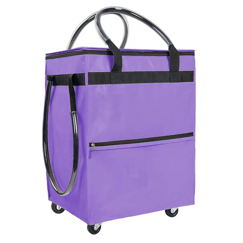 Herbruikbare winkelzak met wielen – rollex – (grote capaciteit) – capaciteit: Tot 30 kg — afbeelding 19