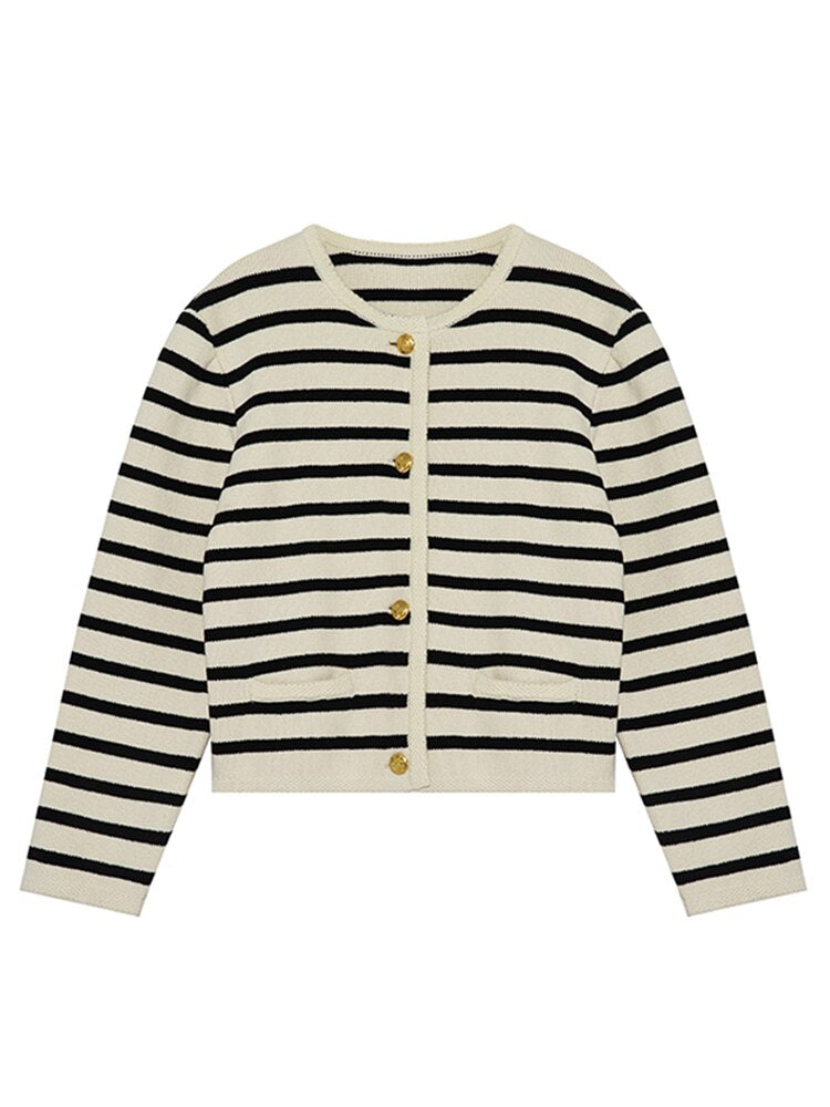Gestreept vest voor dames