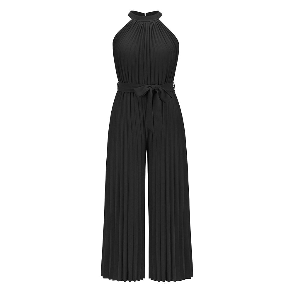 Jumpsuit met plooien voor dames