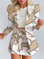 Blazer + rok – Kyara 2-Delige set