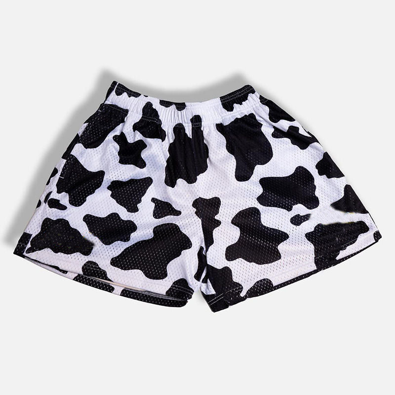 Short Aaron met dierenprint