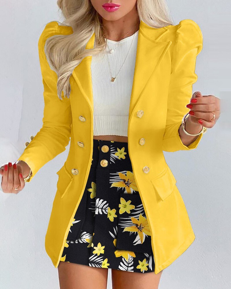 Blazer + rok – Kyara 2-Delige set