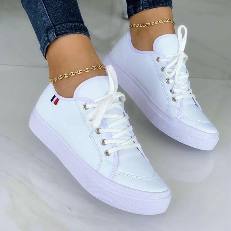 Sportschoenen met platform zool voor dames – Noor