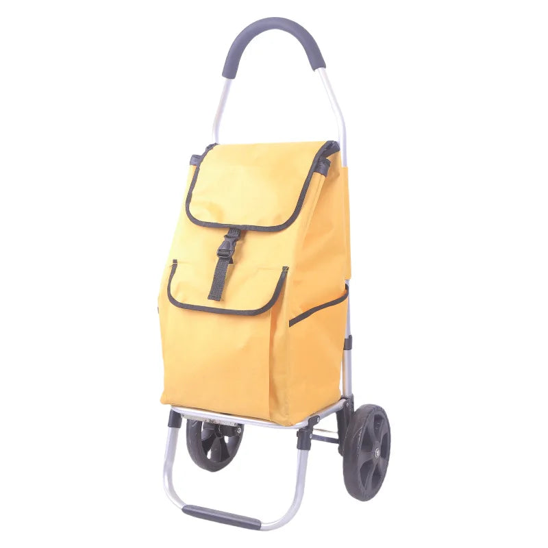 Vouwbare aluminium boodschappentrolley