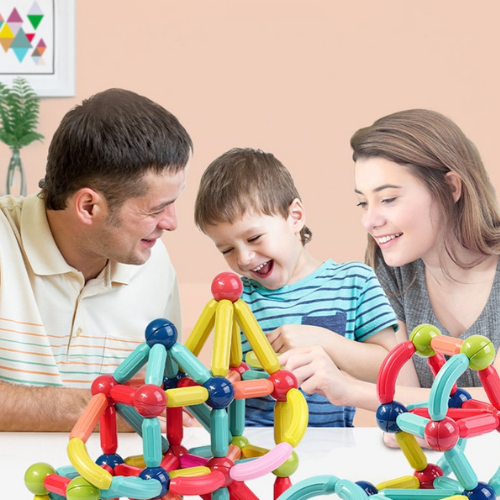 Magnetische bouwblokkenset