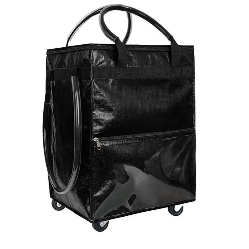 Herbruikbare winkelzak met wielen – rollex – (grote capaciteit) – capaciteit: Tot 30 kg — afbeelding 21