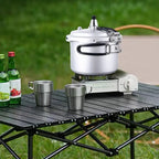Camping druk cooker aluminium legering draagbaar buitenkookgerei