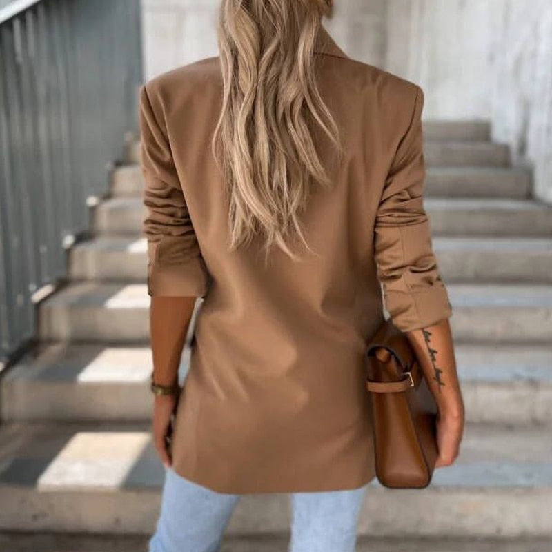 Lange blazer voor dames