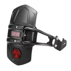 Universeel motorachterspatbord met reflector