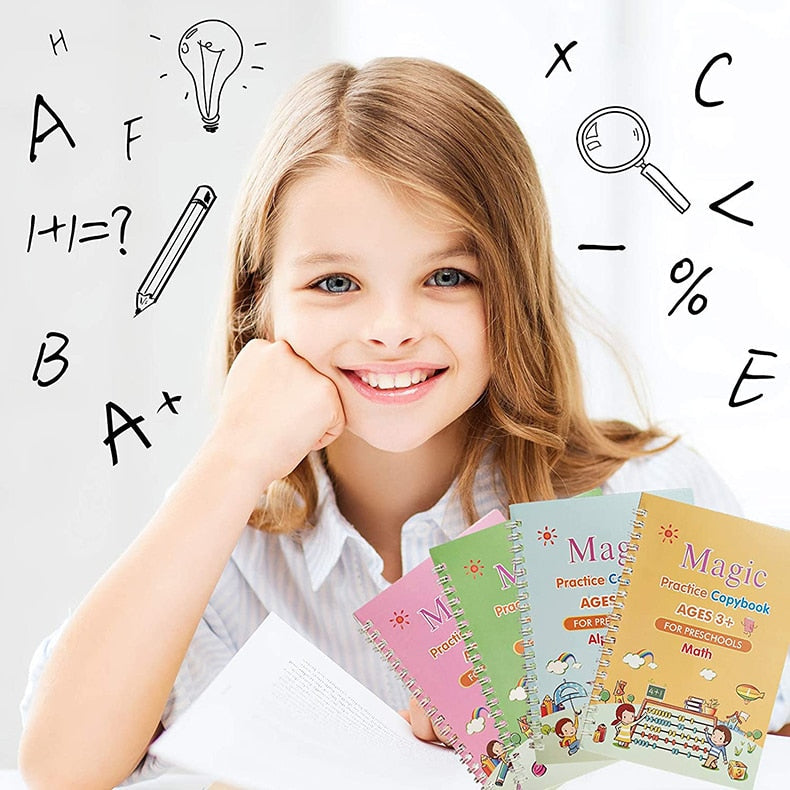 Herbruikbaar schrijfoefenboek
