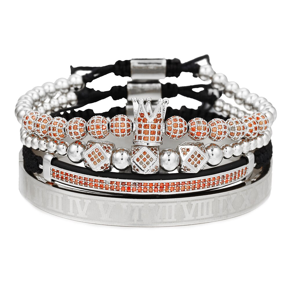Gevlochten armband I am queen