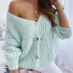 Damesvest met knopen – Livia vest