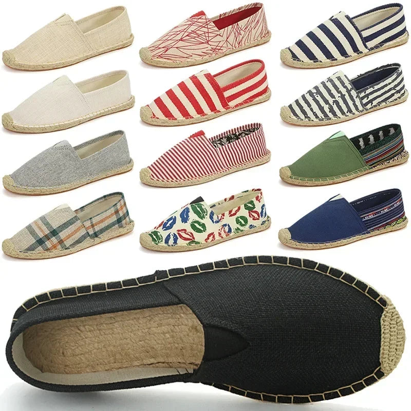 Heren espadrille met graffiti-design