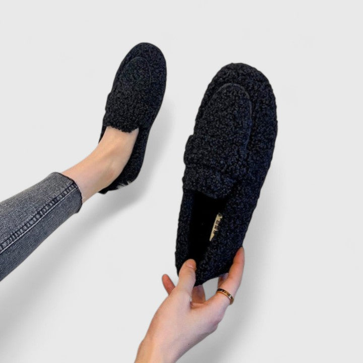 Damesloafers met rubberen zool
