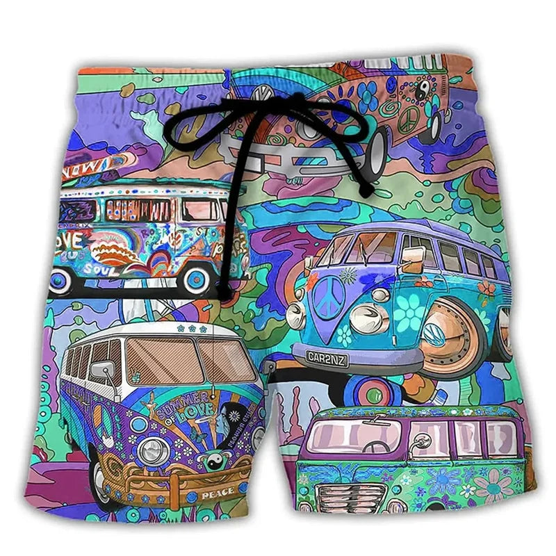 Heren zwemshort met graffiti print — afbeelding 18