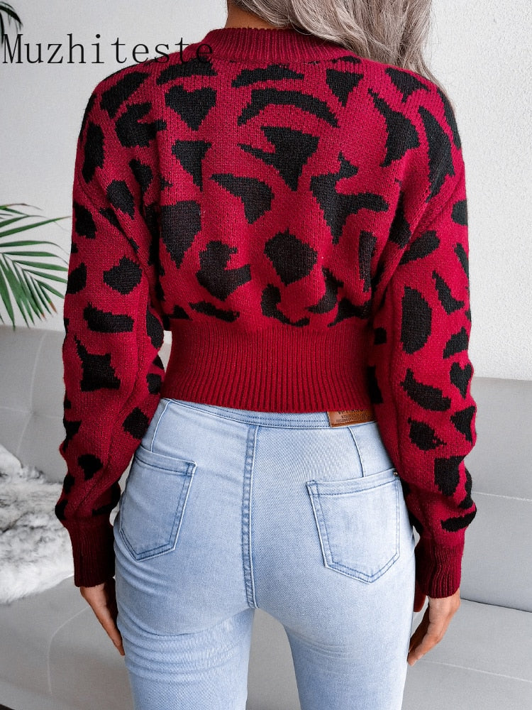 Sweater met jaguar print voor dames