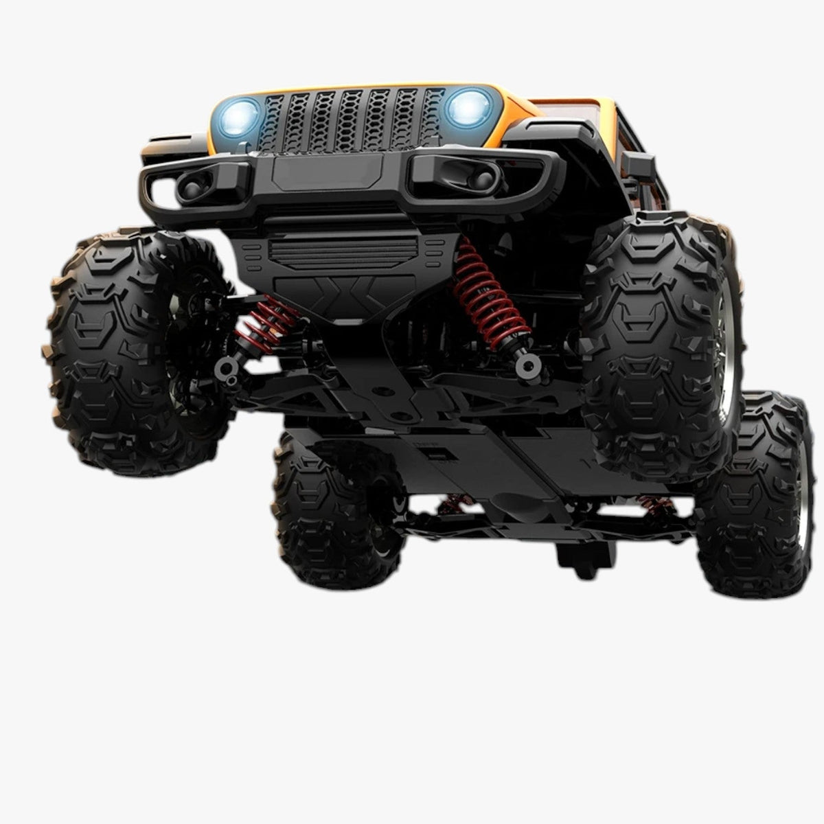 RC-offroadvoertuig met vierwielaandrijving