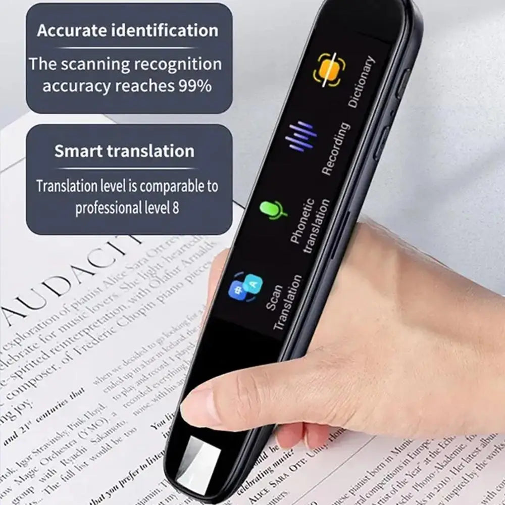 Intelligente vertaalpen met offline scannen en 123 taalondersteuning