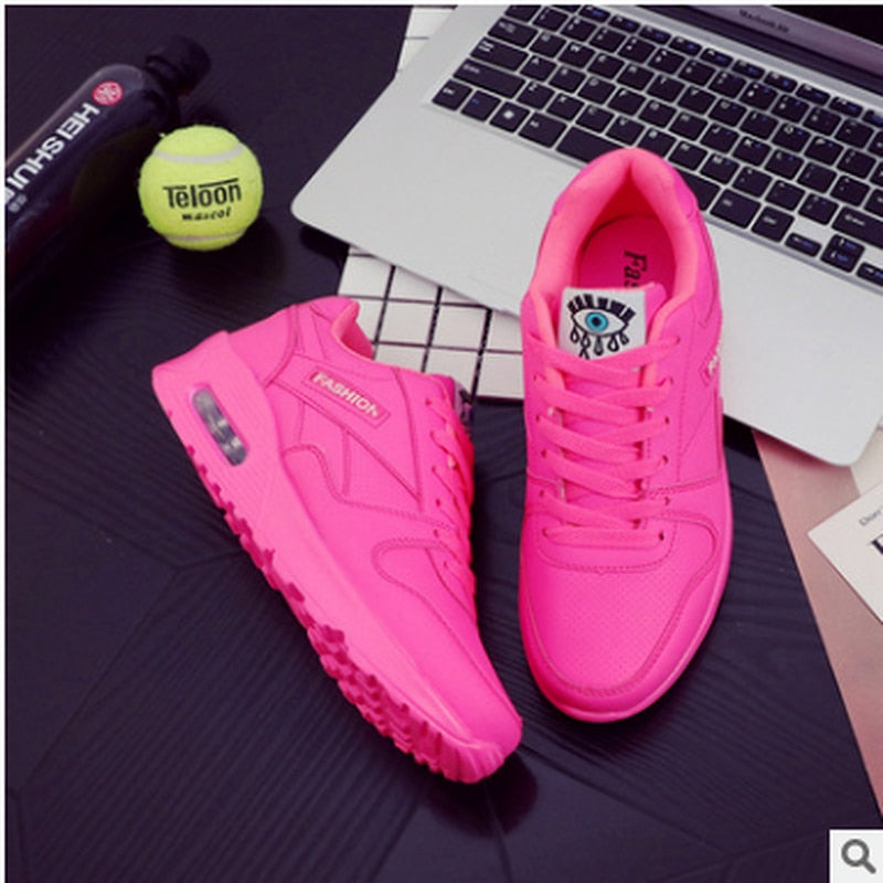 Vegan leren dames sneakers