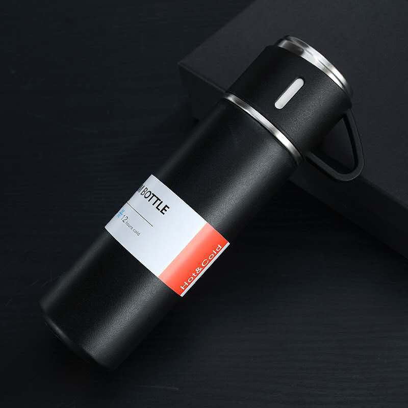 RVS-thermosfles van 500 ml met bekerdop