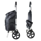 Vouwbare aluminium boodschappentrolley