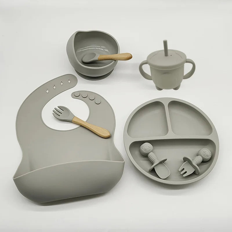 Silicone eetset voor baby's
